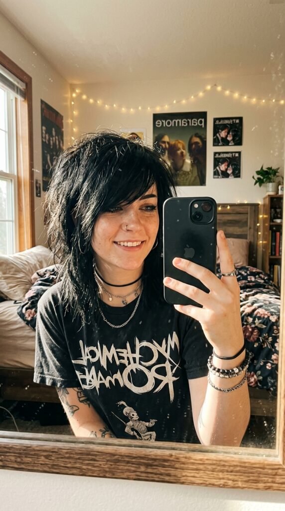 Woman taking mirror selfie 202606191725