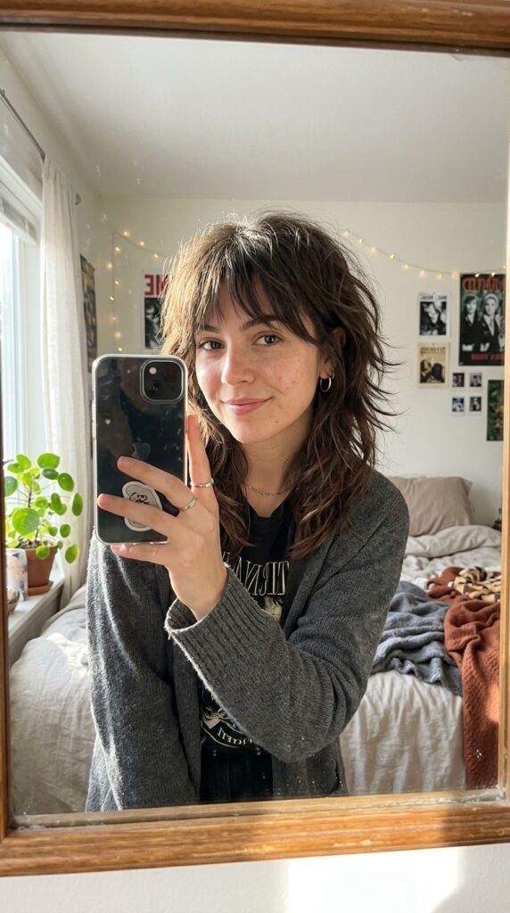 Woman taking mirror selfie 202606191731