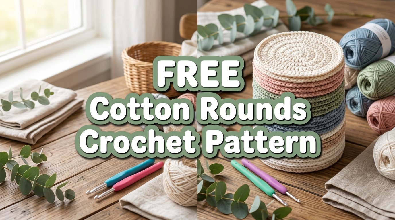 Crochet cotton rounds yarn pattern 202607161800 Bohemian home decor ideas