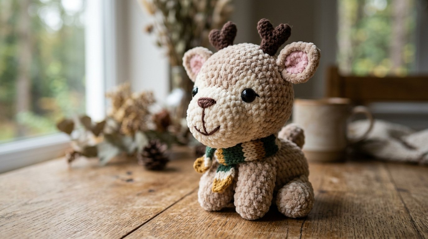 Crochet deer amigurumi woodland … 202607281638