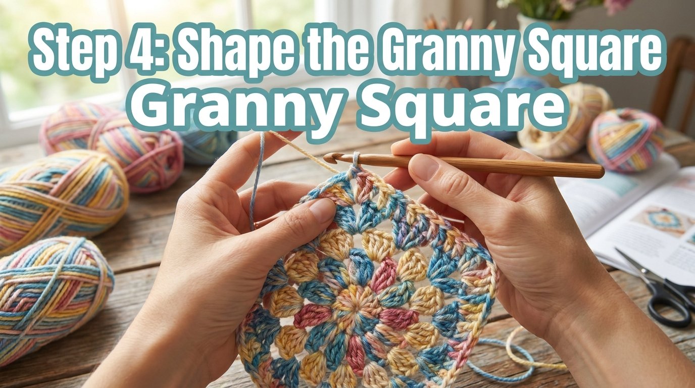 Crochet Granny Square Bag Pattern Free (Easy & Beginner-Friendly) 6 Hands crocheting granny square 202607101724