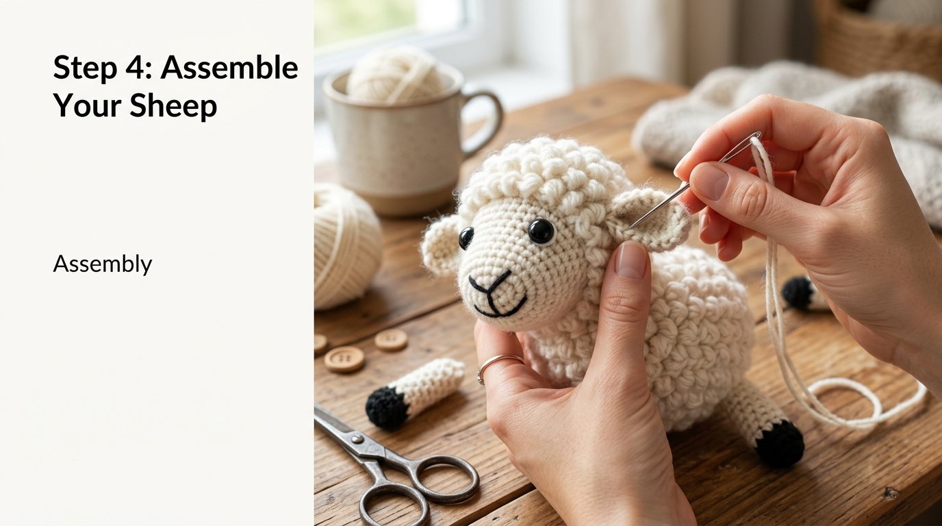 Hands sewing sheep ears legs 202607020045