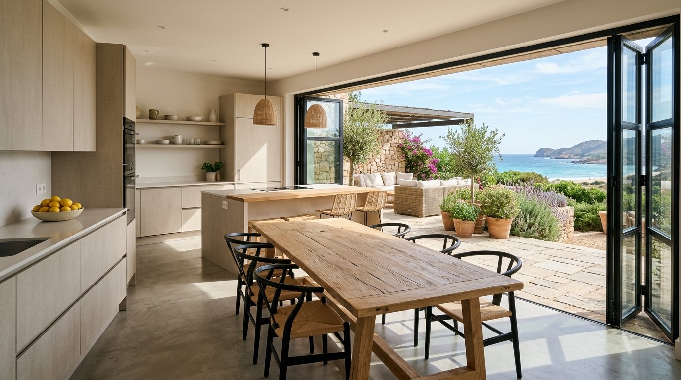 Kitchen connecting to patio 202607142313 Furniture makeover