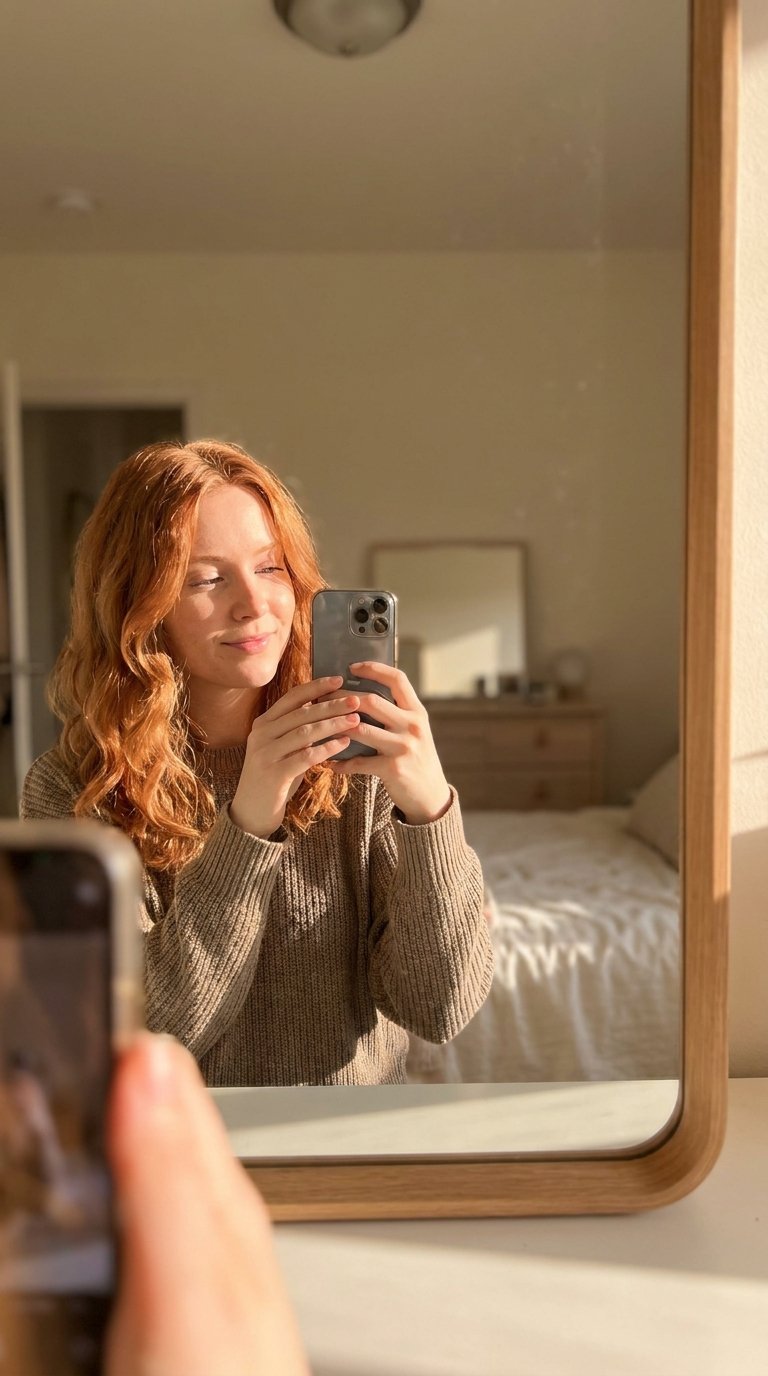 7 Summer Hair Color Ideas for 2026 That Everyone Will Be Talking About 4 Woman taking iPhone selfie 202607032313