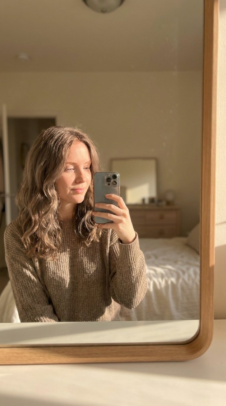 7 Summer Hair Color Ideas for 2026 That Everyone Will Be Talking About 5 Woman taking iPhone selfie 202607032315