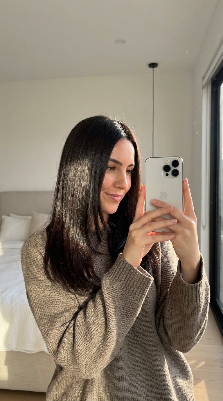 7 Summer Hair Color Ideas for 2026 That Everyone Will Be Talking About 8 Woman taking iPhone selfie 202607032321
