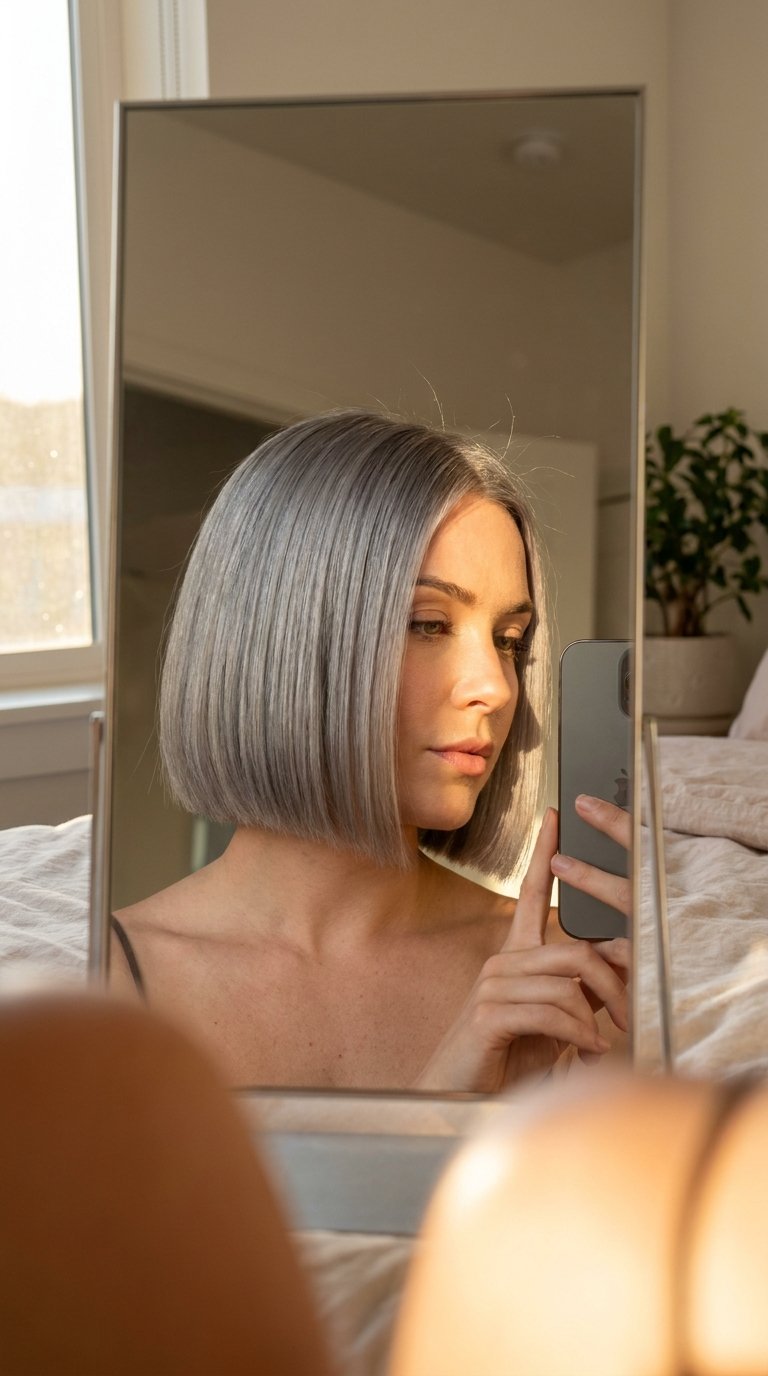 Woman taking mirror selfie 202607011643