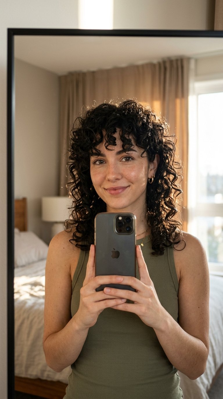 Woman taking mirror selfie 202607141812 1