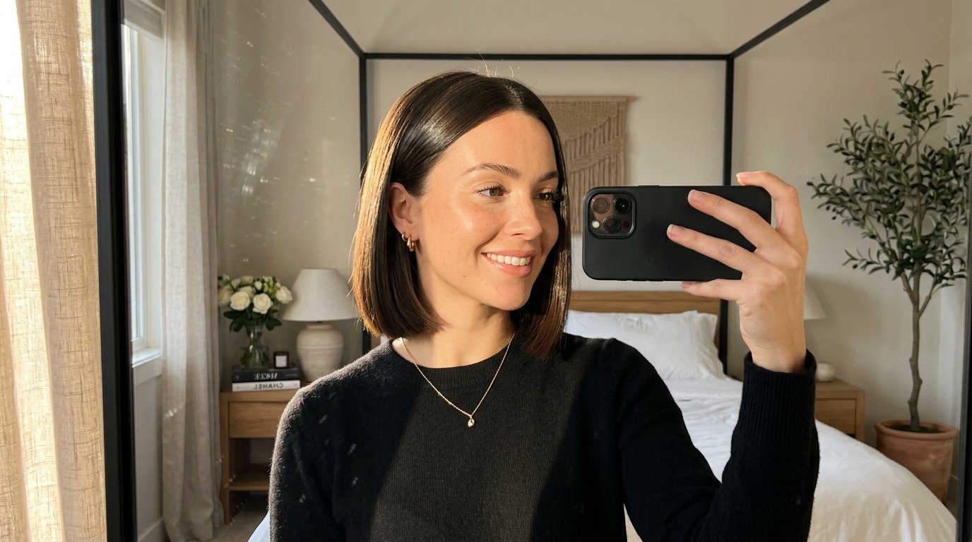 Woman taking mirror selfie 202607221430