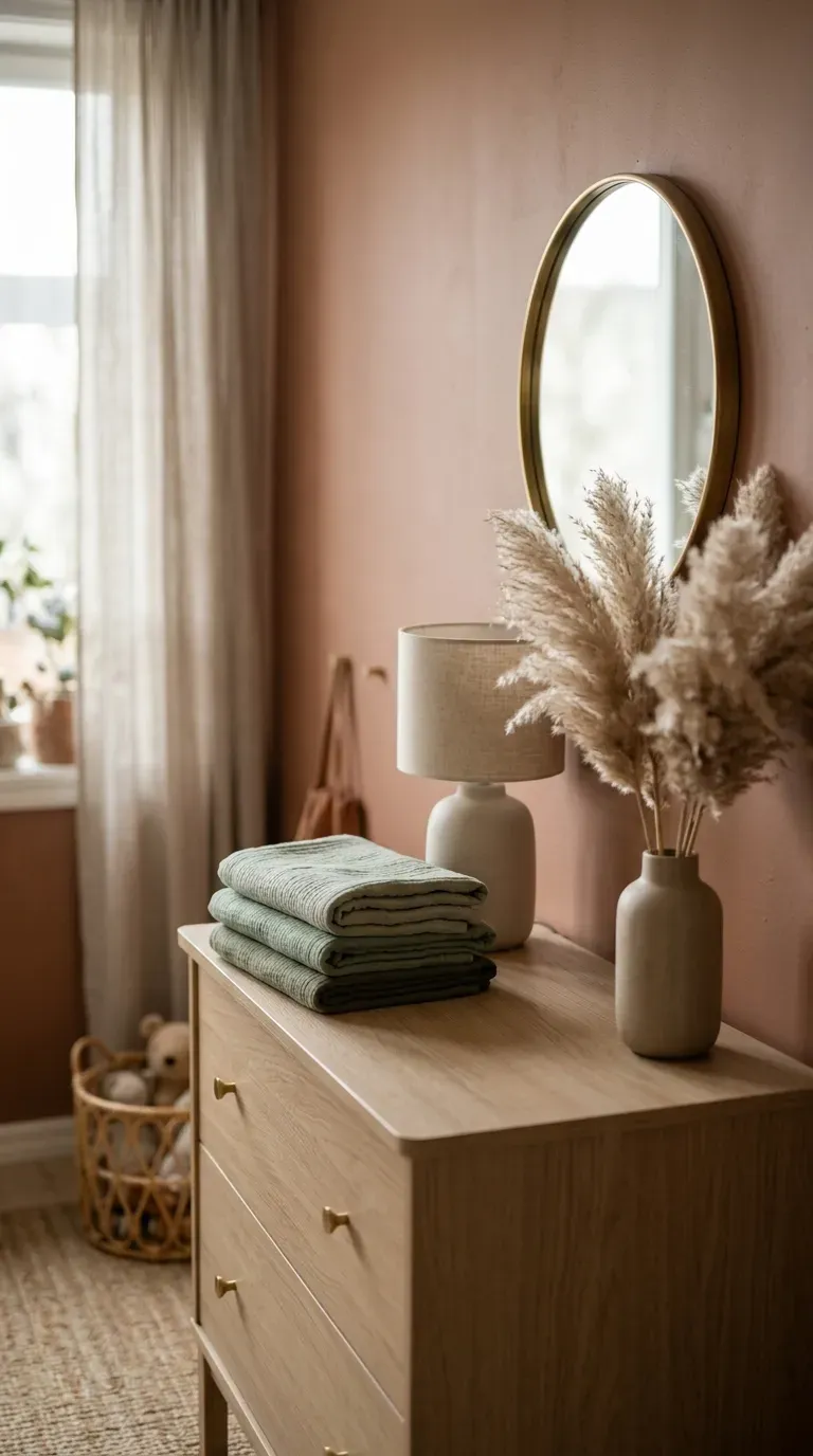 12 Aesthetic Kids Bedroom Ideas for a Dreamy Space 10 Terracotta colored walls in a modern kids room
