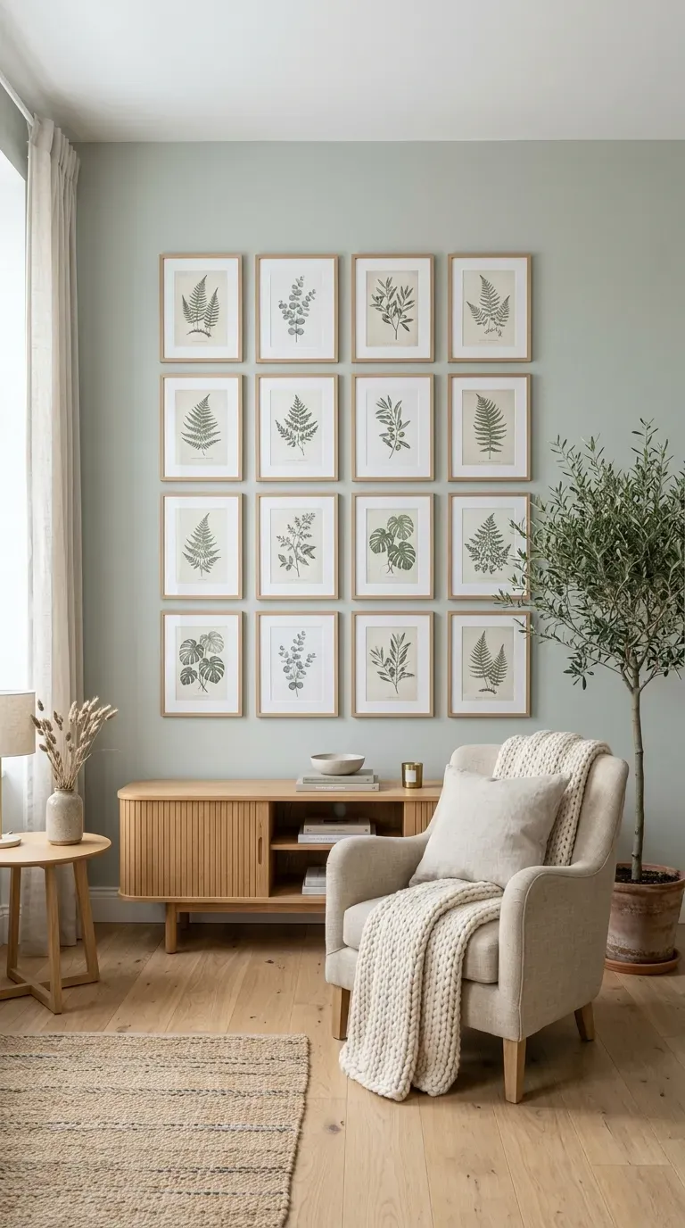 15 Genius Living Room Paint Color Ideas You Need to Try 4 A bright and airy living room painted in a calming sage green
