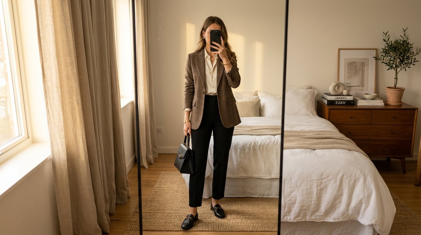 Woman taking mirror selfie 202607291509
