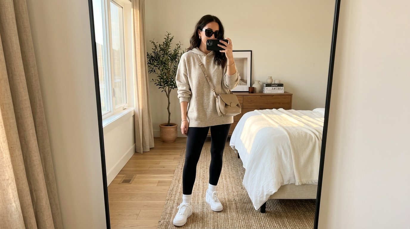 Woman taking mirror selfie 202608121450