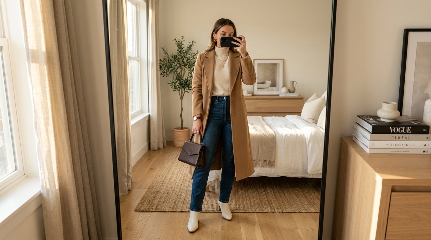 Woman taking mirror selfie 202608191756