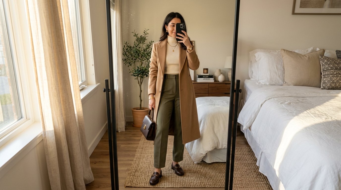 Woman taking mirror selfie 202608241812 4