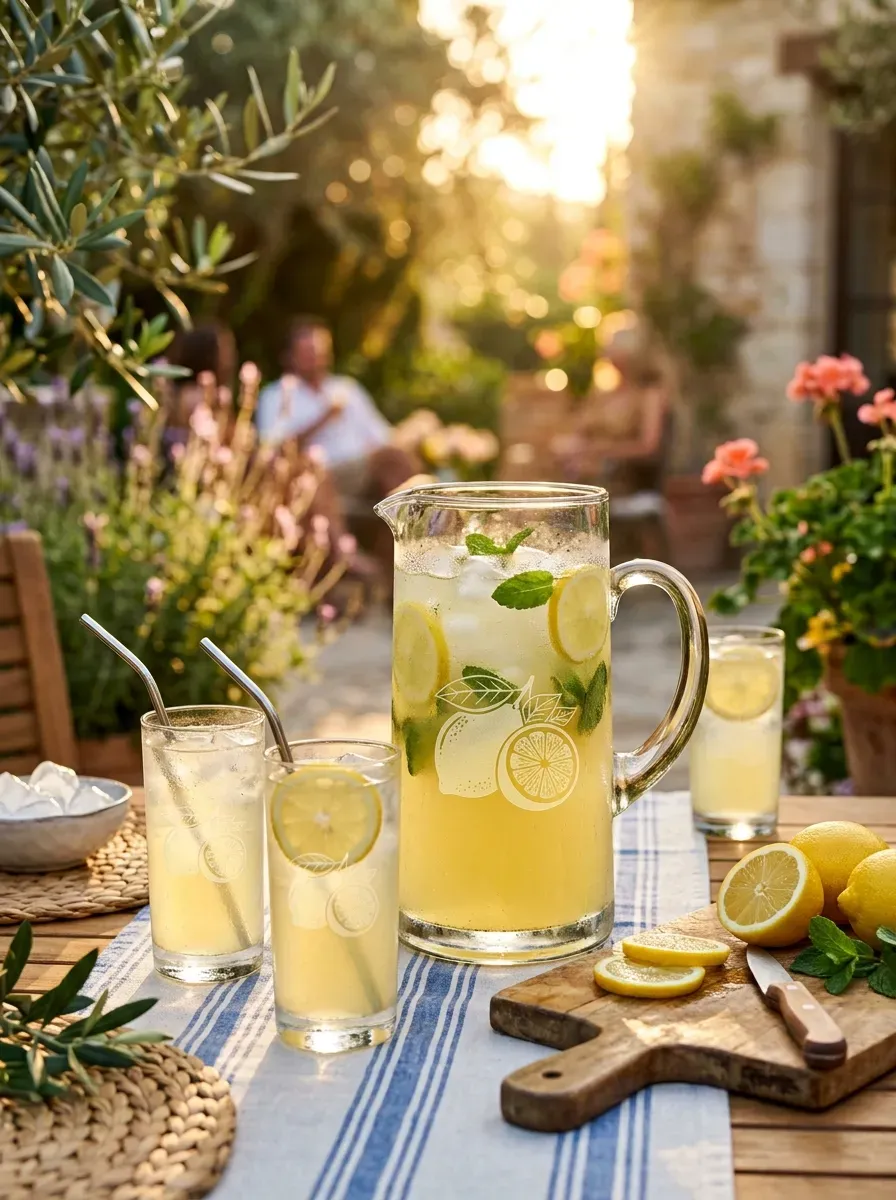 15 Genius Cricut Summer Projects You Need to Try 3 Elegant frosted glass lemonade pitcher with citrus etching