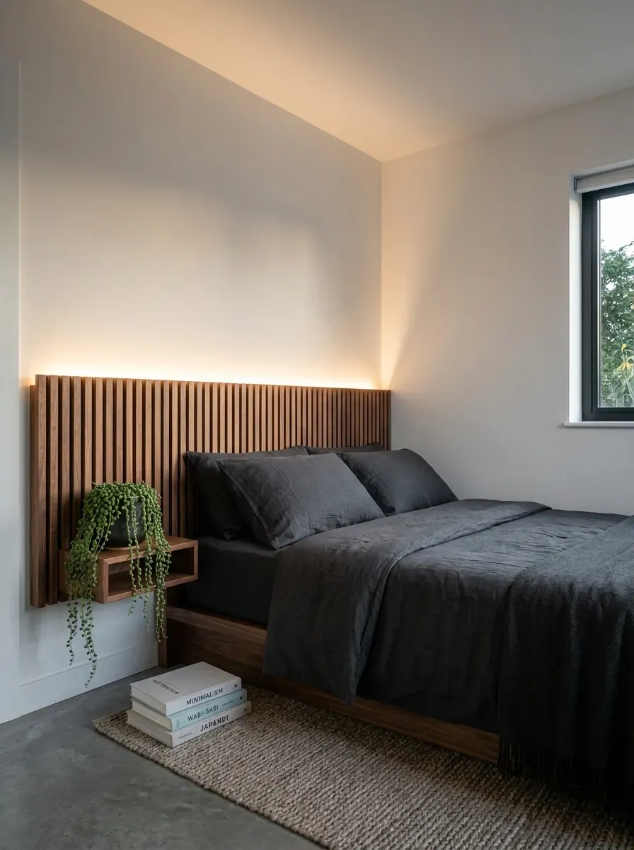 10 Must-Try Tiny Room Ideas That Look Stunning 8 Warm ambient LED lighting glowing behind a modern bed headboard